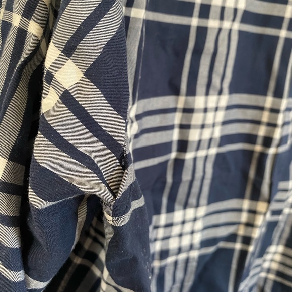 7 For All Mankind Plaid Long Sleeve Button Down - XL - Picture 6 of 9